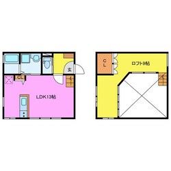 富田駅 徒歩13分 2階の物件間取画像